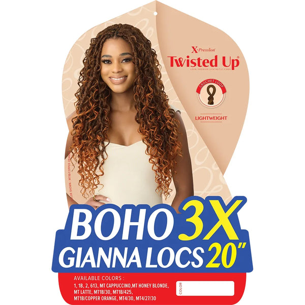 Outre: Xpression 3X BOHO Gianna Locs 20