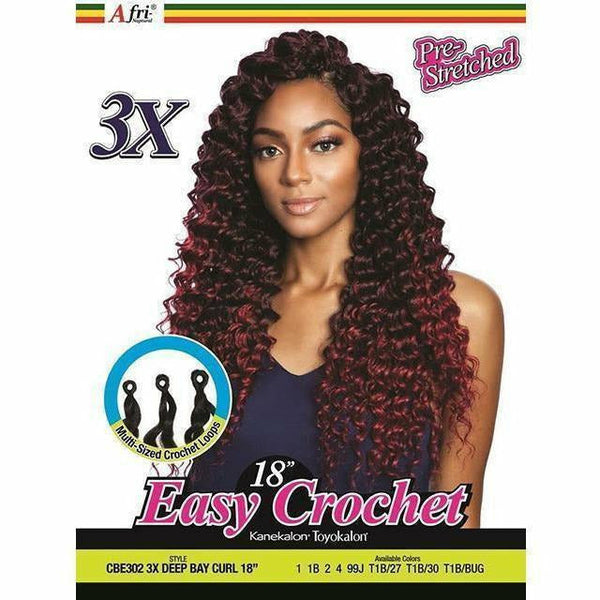 Afri Naptural: 3X Deep Bay Curl 18