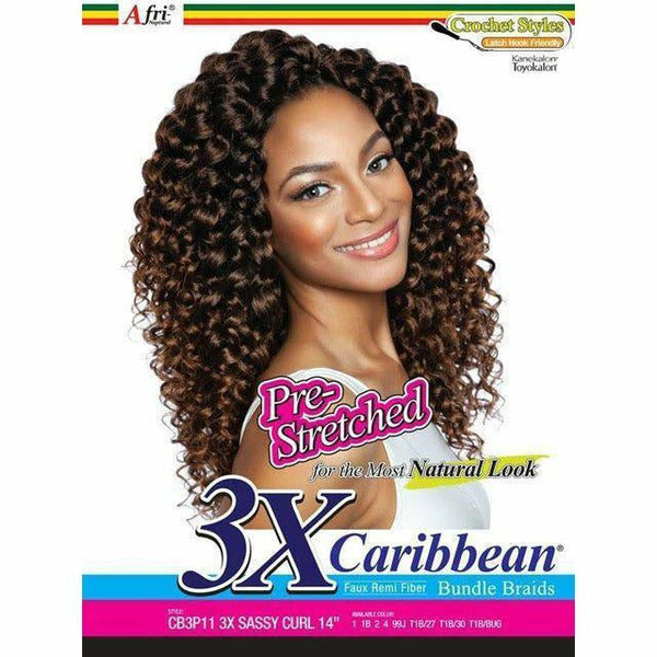 Afri-Naptural: Caribbean 3X Sassy Curl 14 - FINAL SALE