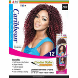 Afri-Naptural Crochet Hair Afri-Naptural: Caribbean Bohemian Soft Water 12" Crochet Braid (CB19)
