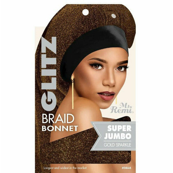Ms. Remi: Premium Glitz Braid Bonnet – Beauty Depot O-Store display picture 3