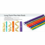 Annie Hair Accessories ANNIE: 10" Soft Twist Rollers 1/2" #1206