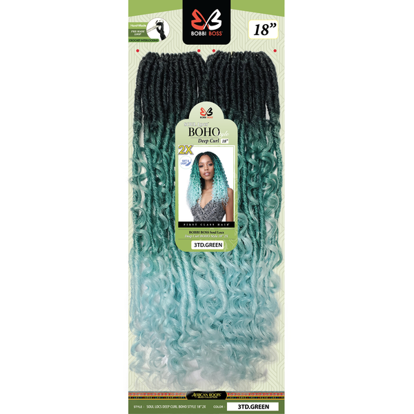 BOHEMIAN GROVE 二枚セット　デスコア Bobbi Boss: 2X Soul Locs Deep Boho 18