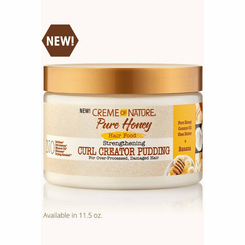 Creme of Nature Styling Product Creme of Nature:Pure Honey Hair Food Strengthening Curl Creator Pudding 11.5oz
