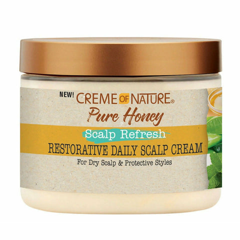 Creme of Nature Styling Product Creme of Nature:Pure Honey Scalp Refresh Restorative Daily Scalp Cream 4.76oz