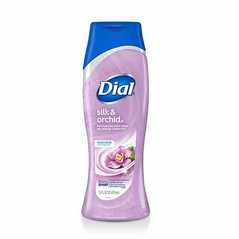 Dial Bath & Body Dial: Moisturizing Body Wash Silk & Orchid 16oz