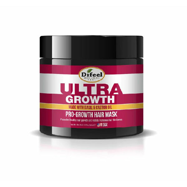 Difeel Hair Care Difeel: Ultra Growth Basil & Castor Oil Pro Growth Hair Mask 12oz