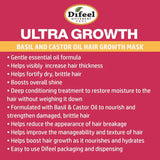 Difeel Hair Care Difeel: Ultra Growth Basil & Castor Oil Pro Growth Hair Mask 12oz