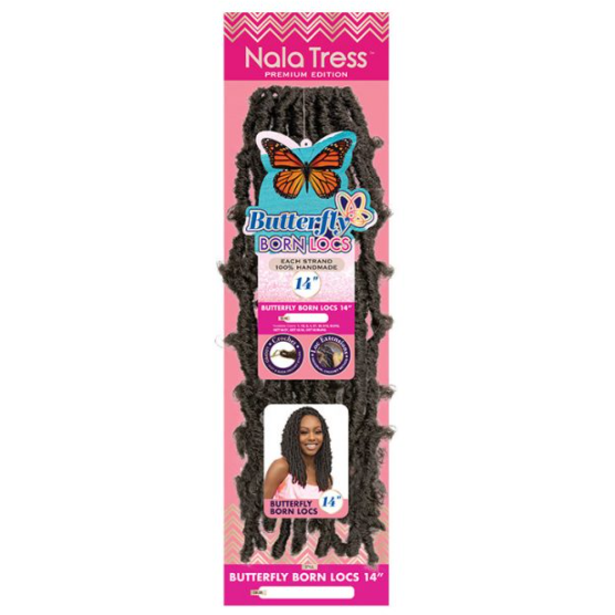 Janet Collection: Crochet Braids Nala Tress Butterfly Born Locs 14