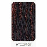 Mayde Beauty Crochet Hair #HTCOPPER Mayde Beauty: 3x Waterfall Box Braid 34" Crochet Braids