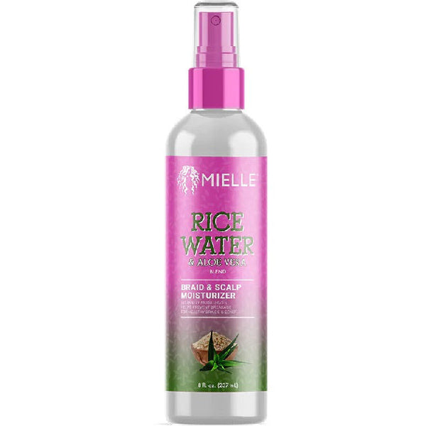 Mielle Organics Hair Care Mielle Organics: Rice Water & Aloe Vera Braid & Scalp Moisturizer 8oz