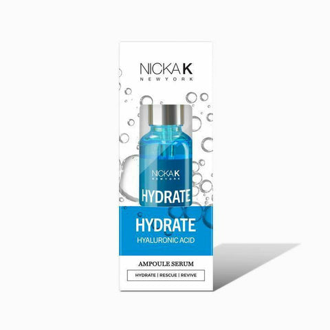 Nicka K Cosmetics Hydrate - Hyaluronic Acid Nickak: Ampoule Serum 1oz