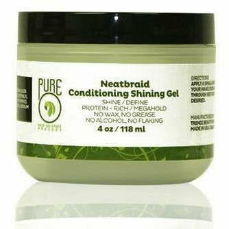 Pure O Hair Solutions: Neatbraid Conditioning Shining Gel