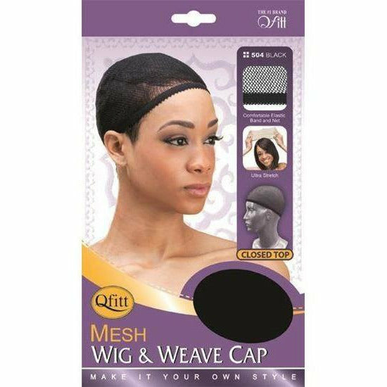 Qfitt Mesh Wig & Weave Cap (Natural) #557 (3 PACKS)