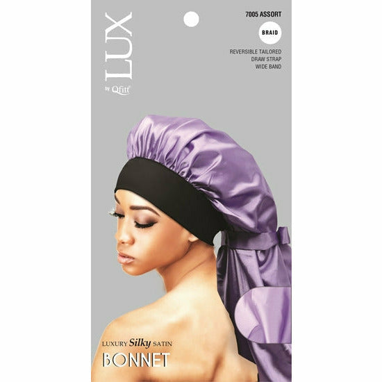 LUX by Qfitt: Luxury Silky Satin Braid Bonnet – Beauty Depot O-Store