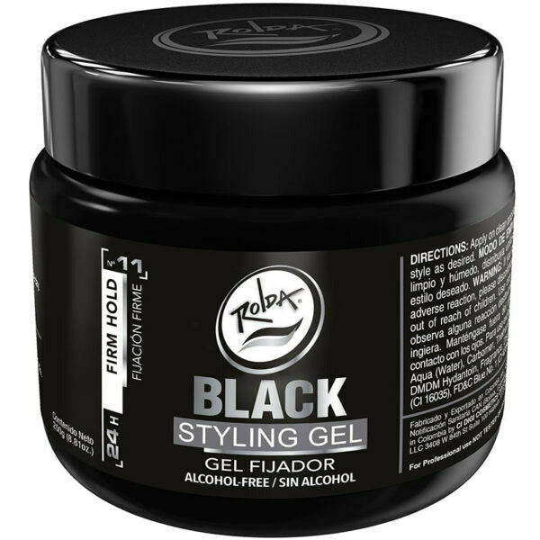 Rolda: Black Hair Styling Gel 8oz