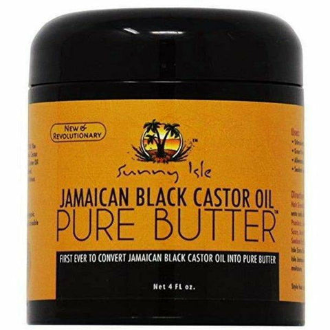 Sunny Isle: Jamaican Black Castor Oil Pure Butter 4oz