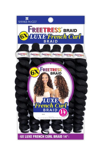 Shake N' Go: 6x Luxe French Curl Braid