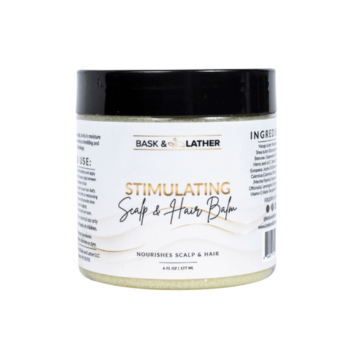 BASK&LATHER 6oz Bask and Lather: Stimulating Scalp & Hair Balm