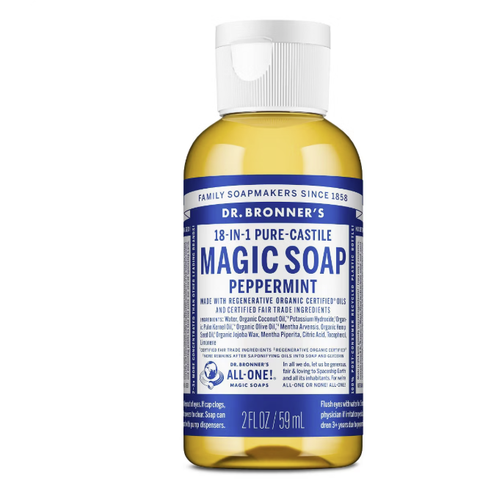 Dr. Bronners Bath & Body 2oz / Peppermint Dr. Bronners's Pure Castile Magic Bar Soap 2oz