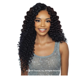 Mane Concept Human Hair Mane Concept: Pristine Feather Micro Crochet Deep Wave 18"