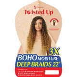 Outre Crochet Hair Outre: Xpression 3X BOHO Moisture Deep Braids 22"