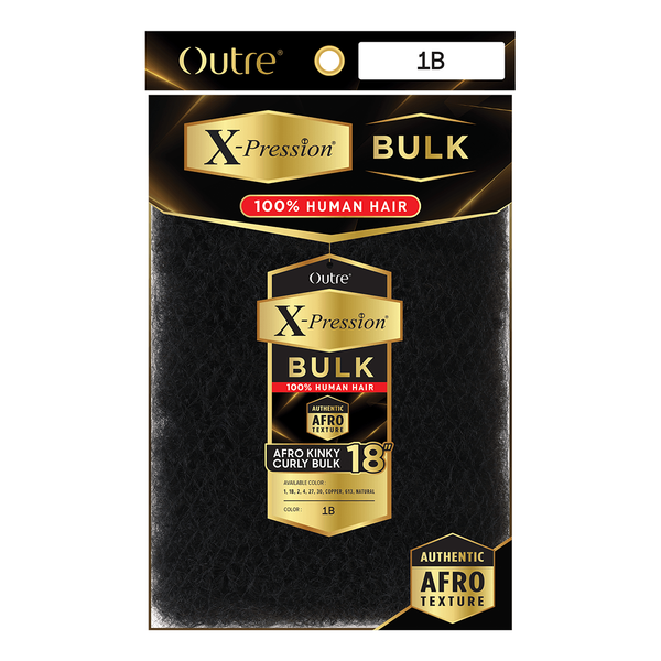 Outre Human Hair Outre: X-Pression Afro Kinky Curly Bulk