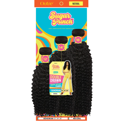 Outre Remi Human Hair Outre: Sugar Punch - Bohemian Multi