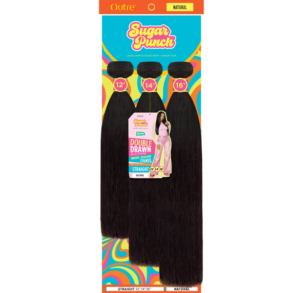 Outre Remi Human Hair Outre: Sugar Punch Straight Multi