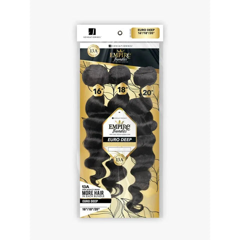 Sensationnel Human Hair Sensationnel: 13A Empire Bundles Multi Euro Deep