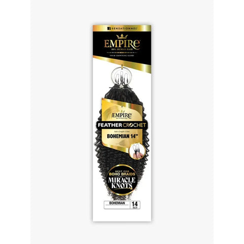 Sensationnel Human Hair Sensationnel: Empire Feather Crochet Bohemian