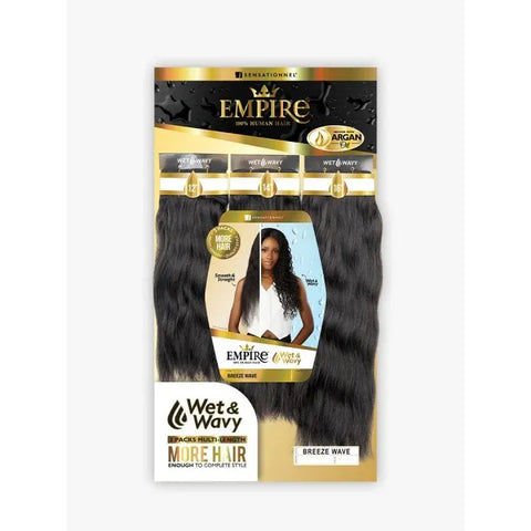 Sensationnel Human Hair Sensationnel: Empire Wet & Wavy Breeze Wave