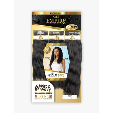 Sensationnel Human Hair Sensationnel: Empire Wet & Wavy Deep