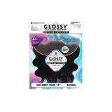 Shake N' Go Virgin Remi Hair NATURAL Shake N' Go: Glossy 13x4 Body Wave Lace Closure 12"