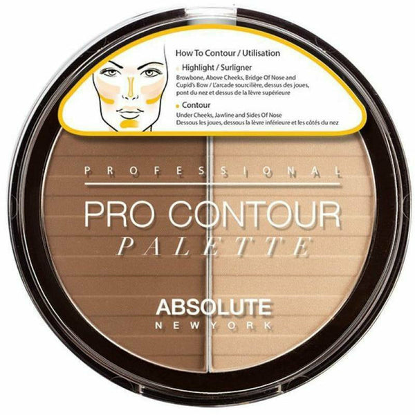 Absolute New York Cosmetics Light ABSOLUTE NEW YORK: Pro Contour Palette