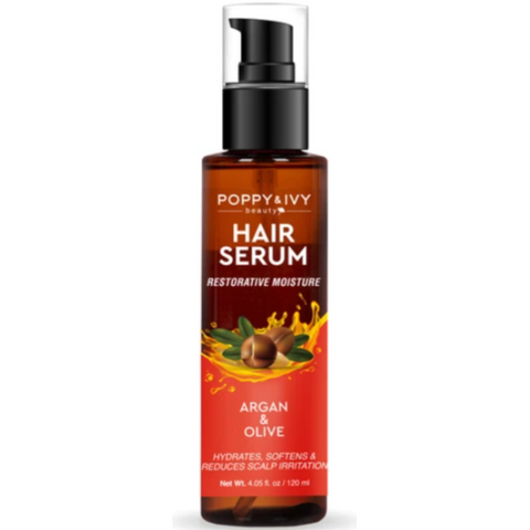 Absolute New York Hair Care POPPY & IVY: Hair Serum Restorative Moisture Argan & Olive 4.05oz