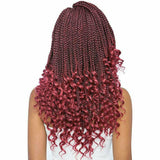 Afri-Naptural Crochet Hair Afri-Naptural: 3X Curly Ends Box Braid 14" (BOX 301) - FINAL SALE