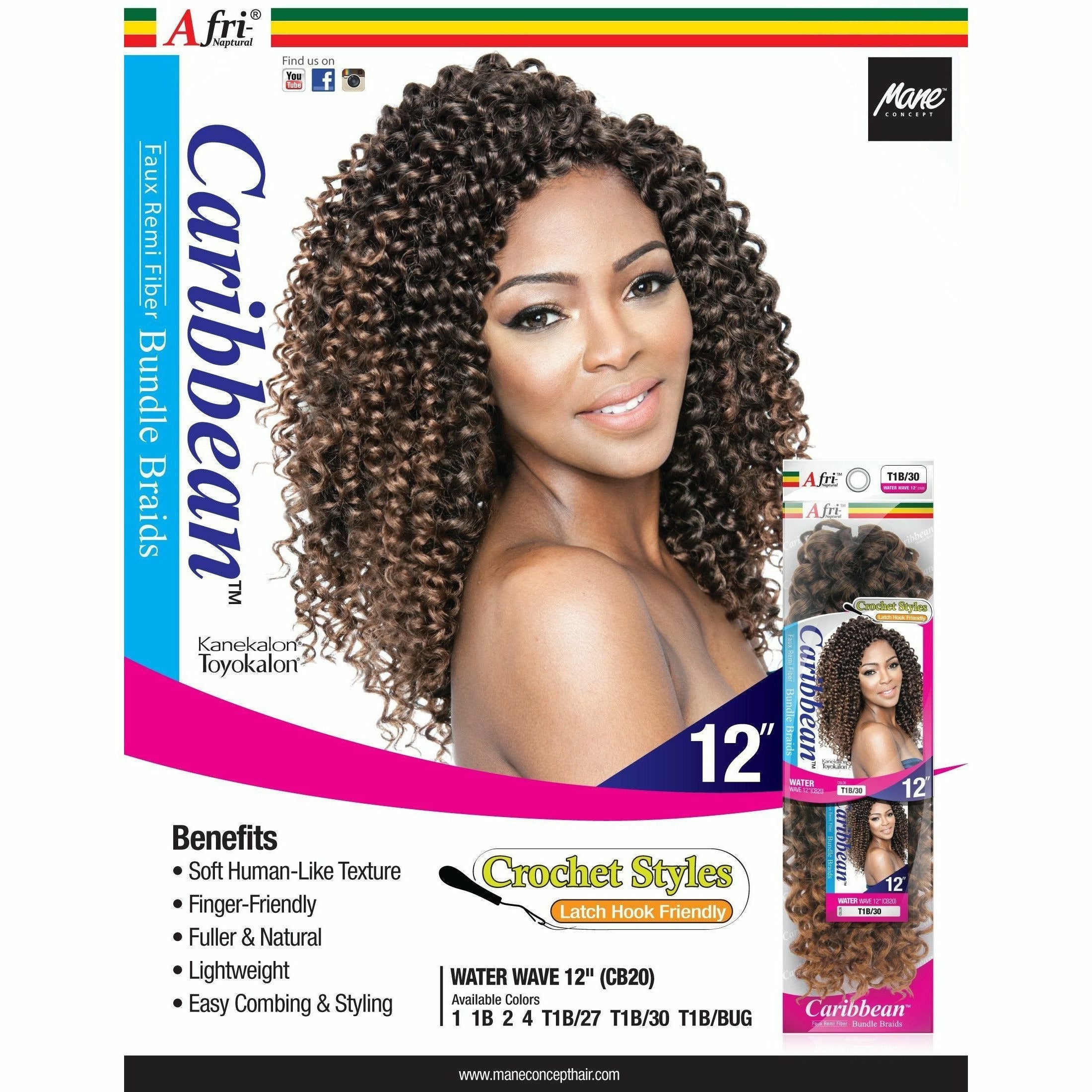Afri Naptural Crochet Hair Twist Braids at Shop Beauty Depot Beauty