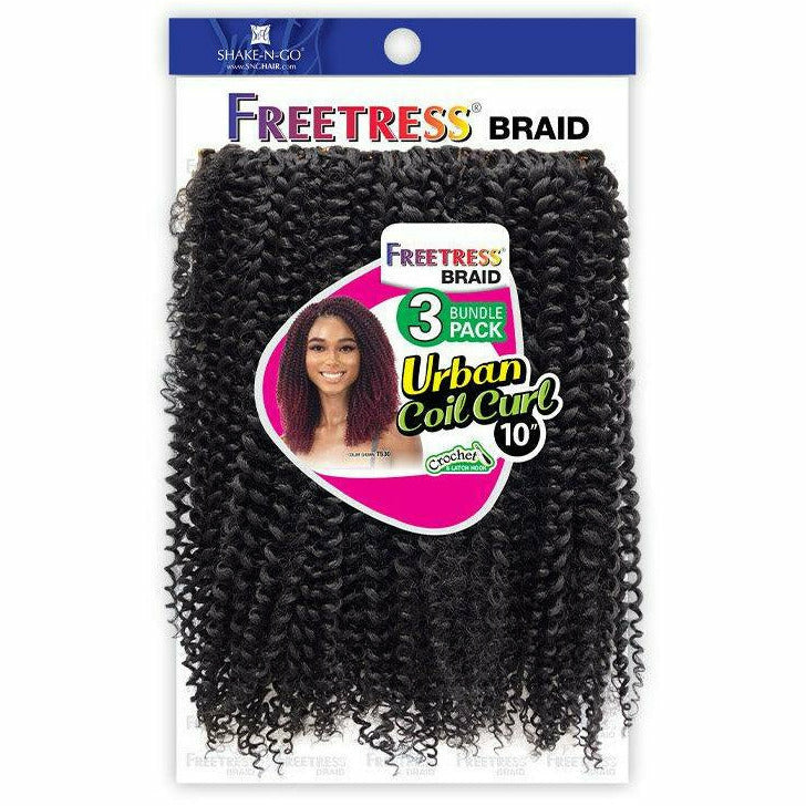 Freetress: 3X Urban Coil Curl 10'' Crochet Braids - FINAL SALE – Beauty  Depot O-Store
