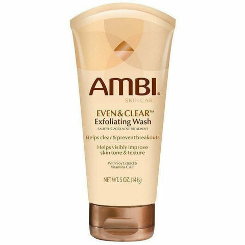 Ambi Bath & Body Ambi: Even & Clear Exfoliating Wash 5oz