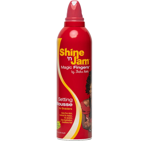 Ampro Styling Product Ampro: Shine 'n Jam Magic Fingers Setting Mousse 12oz