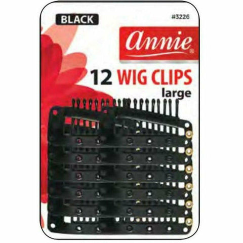 Annie Accessories Annie: #3226 Large Wig Clips 12ct.