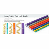 Annie Hair Accessories ANNIE: 10" Soft Twist Rollers 1/4" #1213