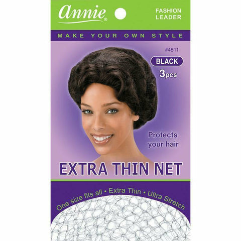 Annie Hair Accessories ANNIE: Extra Thin Net #4511