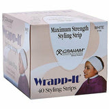 Annie Hair Accessories Wrapp-It: Maximum Strength Styling Strip 40 Count - White