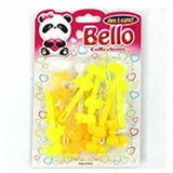Bello Collection a #20014 - White/Yellow/Orange Bello Collection: Bow Tie Hair Accessories