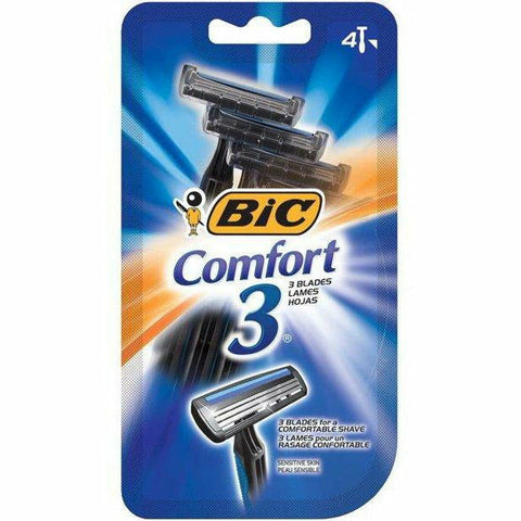 BIC Bath & Body BIC: Comfort 3 Disposable Razor 4pk