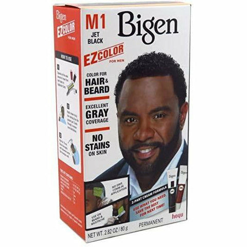 Bigen Hair Color #M1 - Jet Black Bigen: EZ Color for Men Hair & Beard