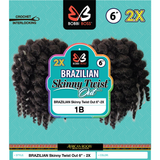 Bobbi Boss Crochet Hair Bobbi Boss: 2x Brazilian Skinny Twist Out 6"