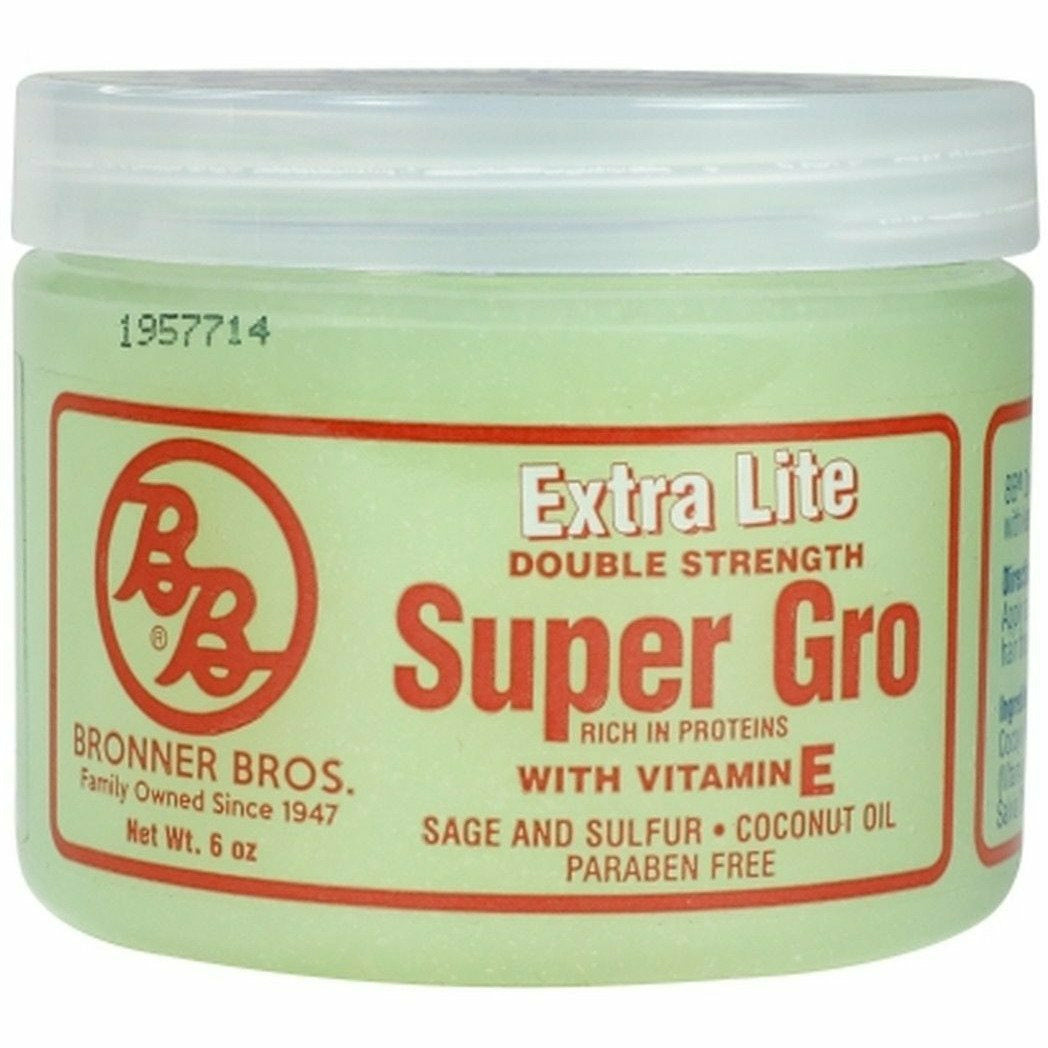 Bronner Brothers Extra Lite Double Strength Super Gro Vitamin E 6oz
